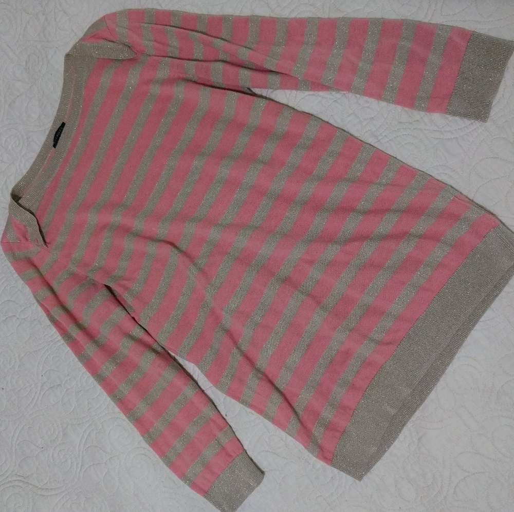 Peach Stripped Sweater