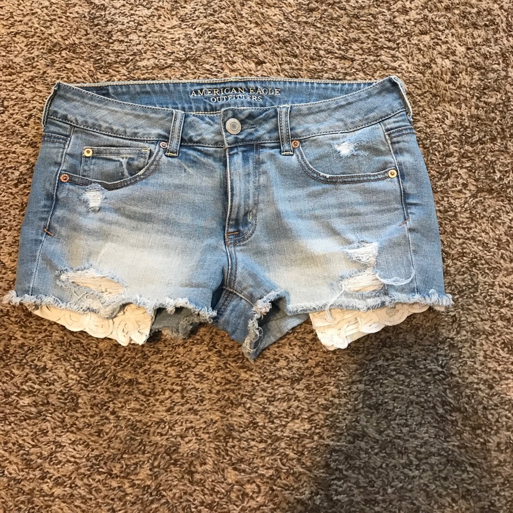American eagle denim shorts