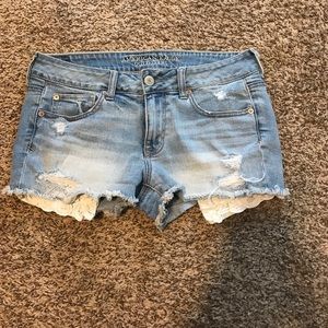American eagle denim shorts