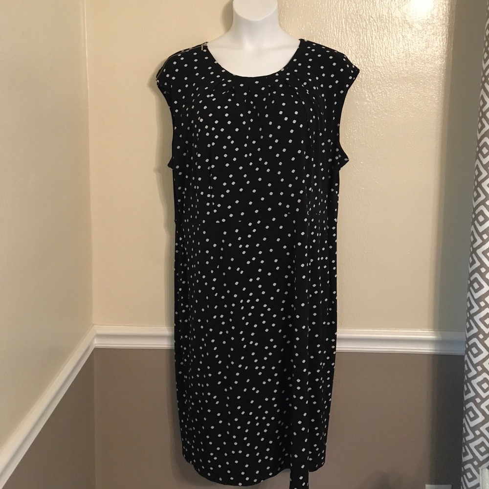 Black and White Polka Dot Dress