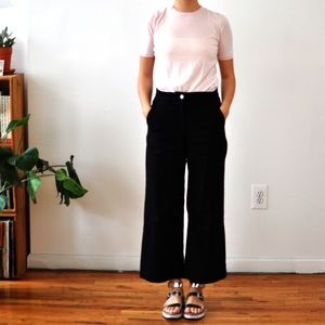 Blush pink cotton t-shirt with zip back