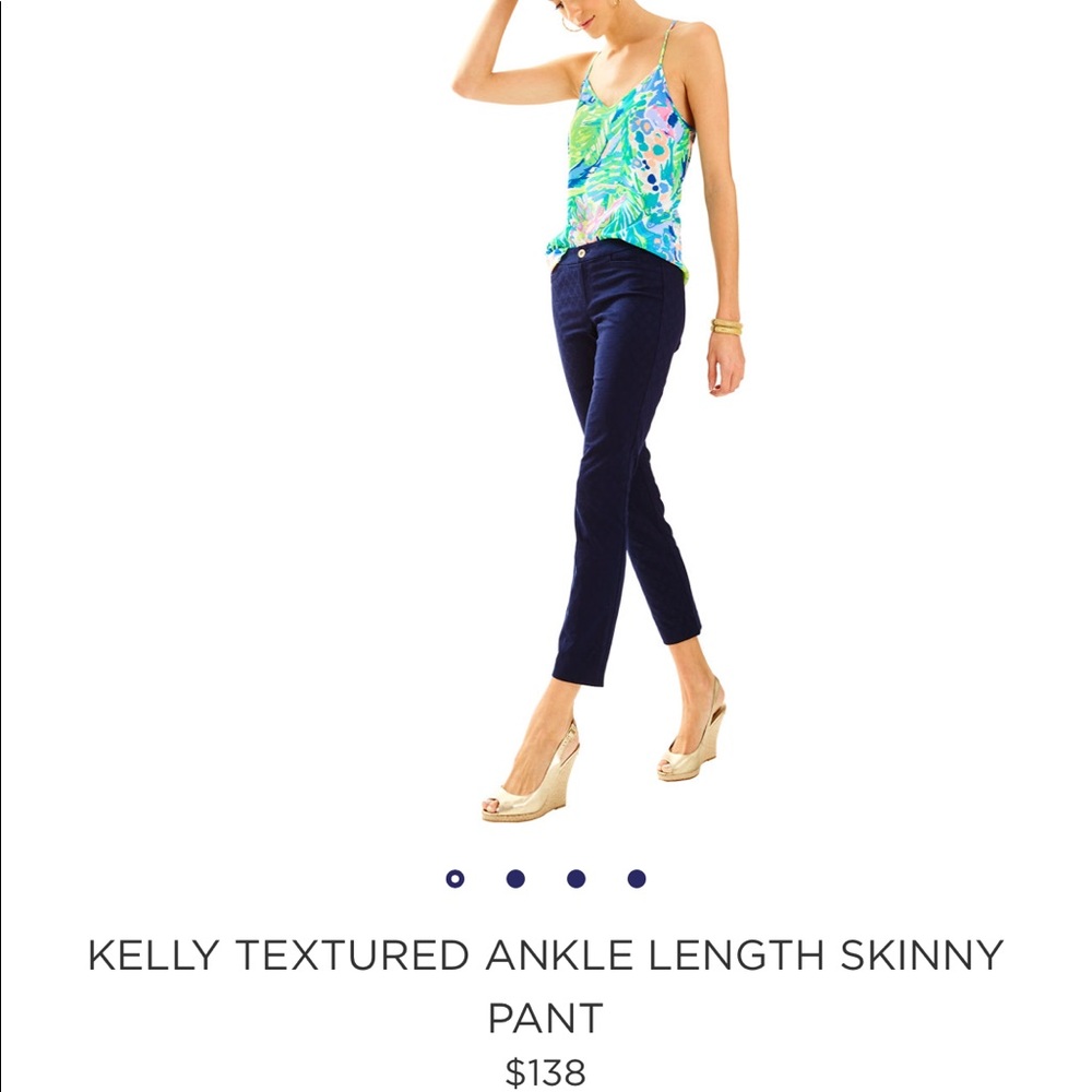 Nwt lilly pulitzer kelly skinny ankle pants