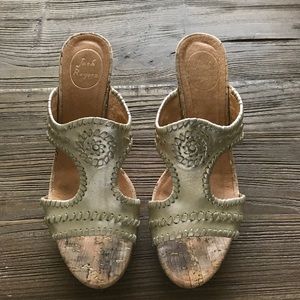 Jack Rogers wedge sandal- 8.5