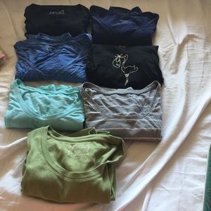 Maternity short sleeve shirts small & medium