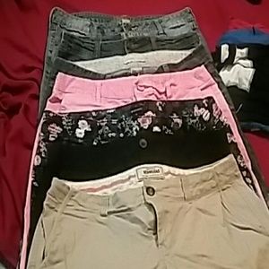 7 pairs of shorts ranging size 8 to 12