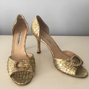 Manolo Blahnik Sedarby D'Orsay Heels