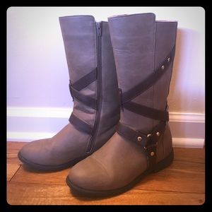 Kenneth Cole Reaction Tan Mid Calf Boot Sz 6.5