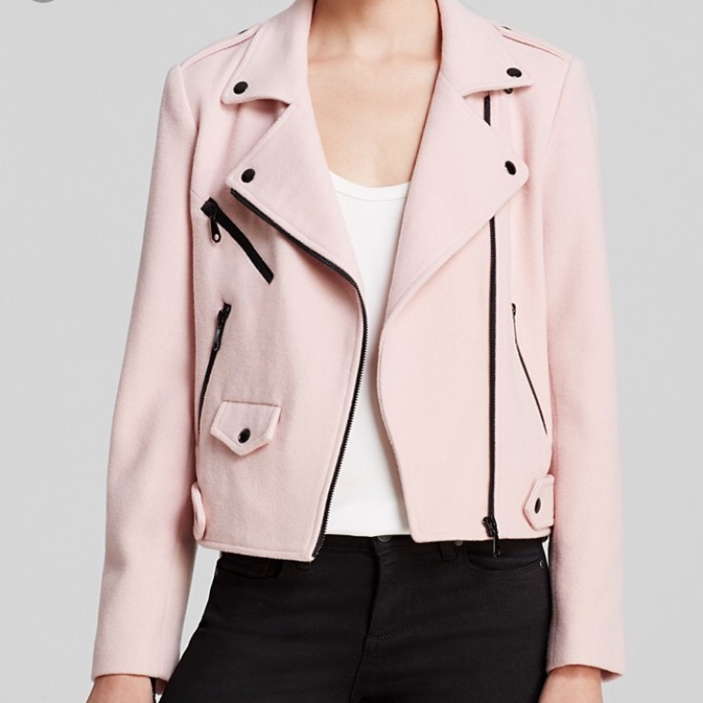 Rebecca Minkoff Wes Moto Jacket Pink