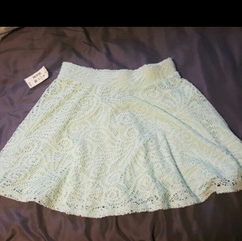 Mint Green Skater skirt