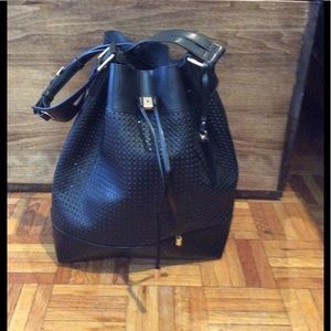 Vince Camuto Perforated Bucket Bag