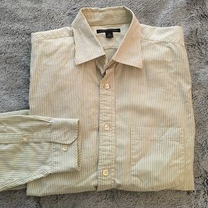 Seersucker green shirt