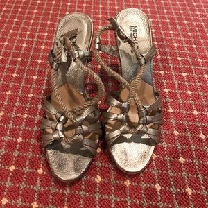 Michael Kors cork heels