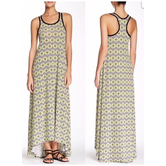 American Twist Dresses & Skirts - SALE,NEW American Twist Hi-Lo Geometric Maxi Dress