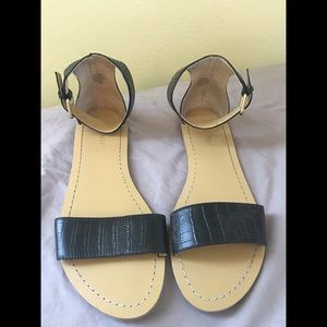 Nine West Solitude Black Sandal Size 8 1/2