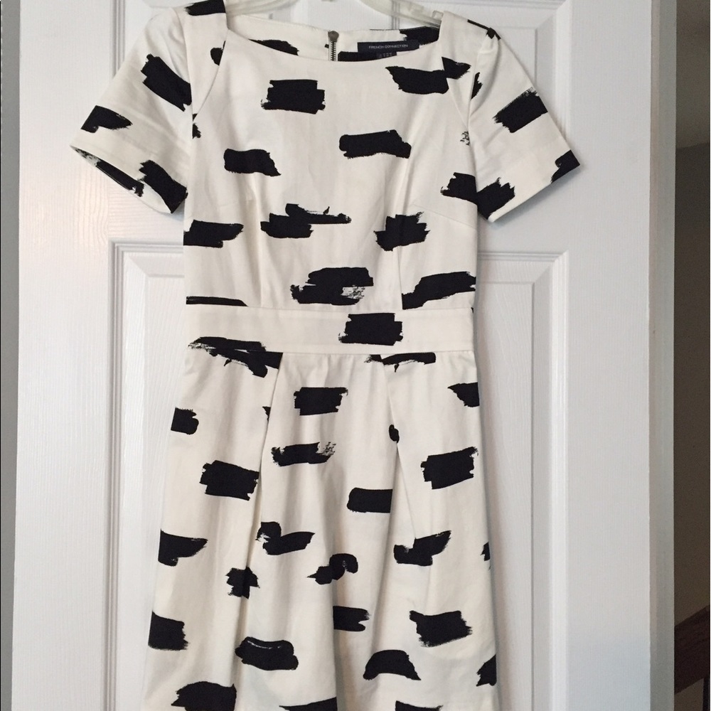 Black and white dress