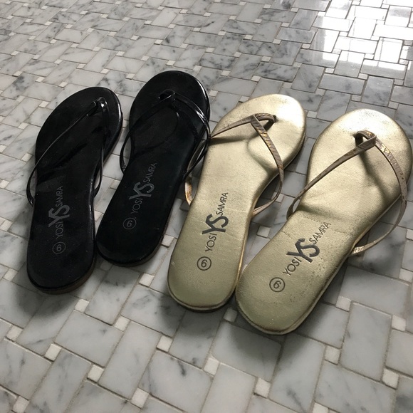 Yosi Samra Shoes - Yosi Sarma flip flops 2 pairs for the price of one