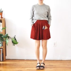 VTG suede miniskirt
