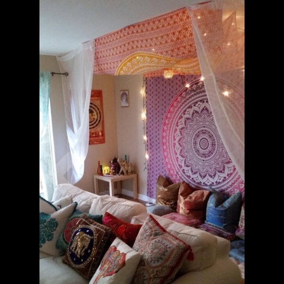 Indian Tapestry Wall Covering - Cotton Fabric - Picture 4 of 4