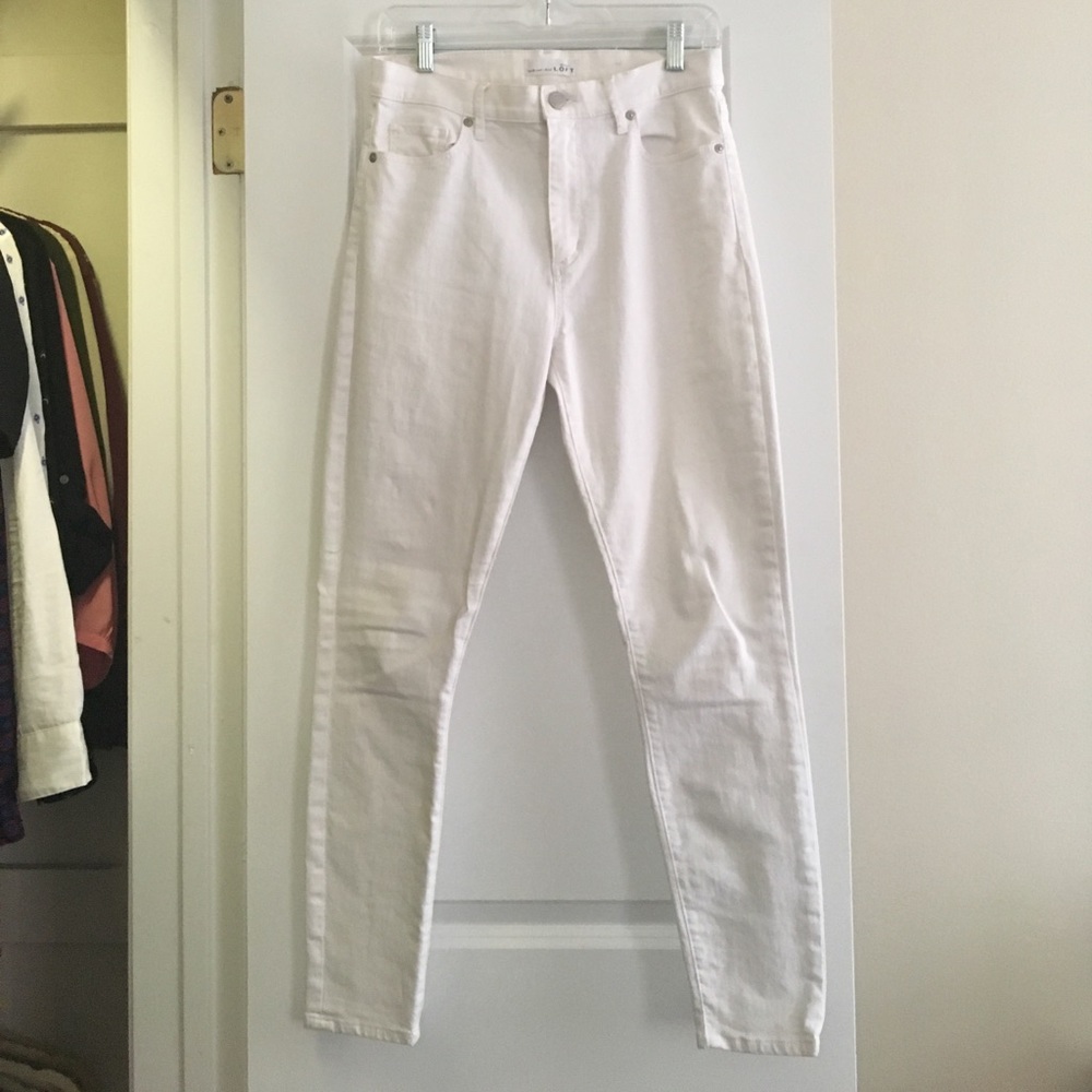 Ann Taylor LOFT white jeans