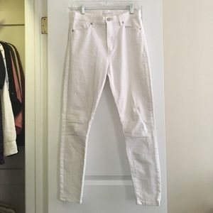Ann Taylor LOFT white jeans