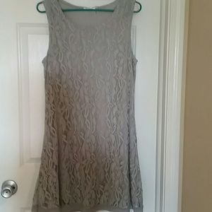 Lacey Gray Floral Shift Dress