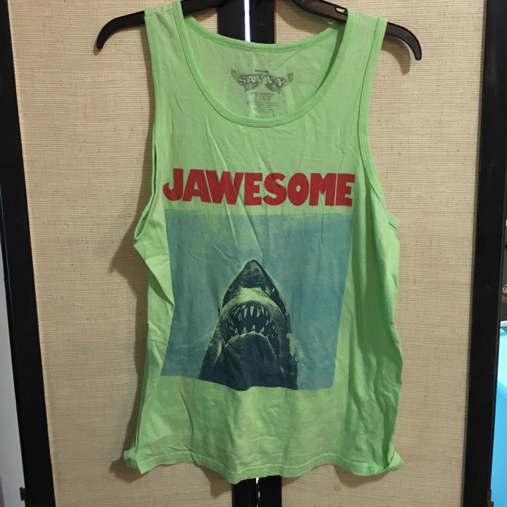 Jaws parody Men's tank top