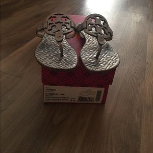Tory Burch Metallic Miller sandals size 5.5