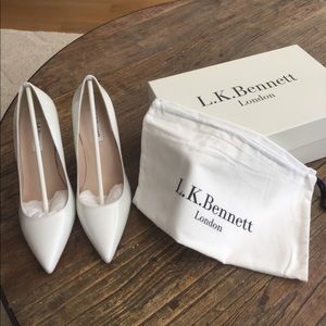 LK Bennett Fern Patent Leather Heels