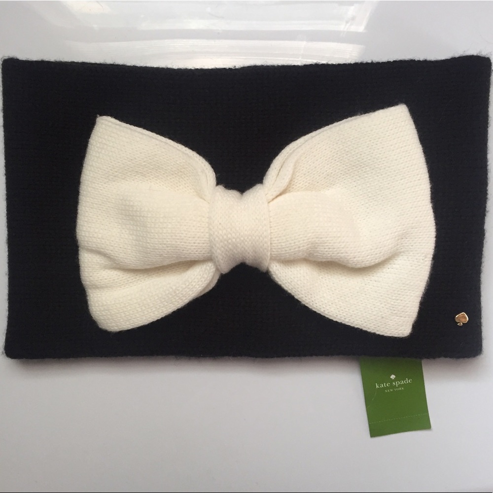 Kate Spade Colorblock Bow Neckwarmer