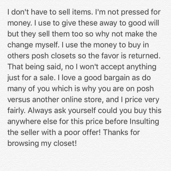 MY POSH CLOSET RULES - Picture 3 of 3