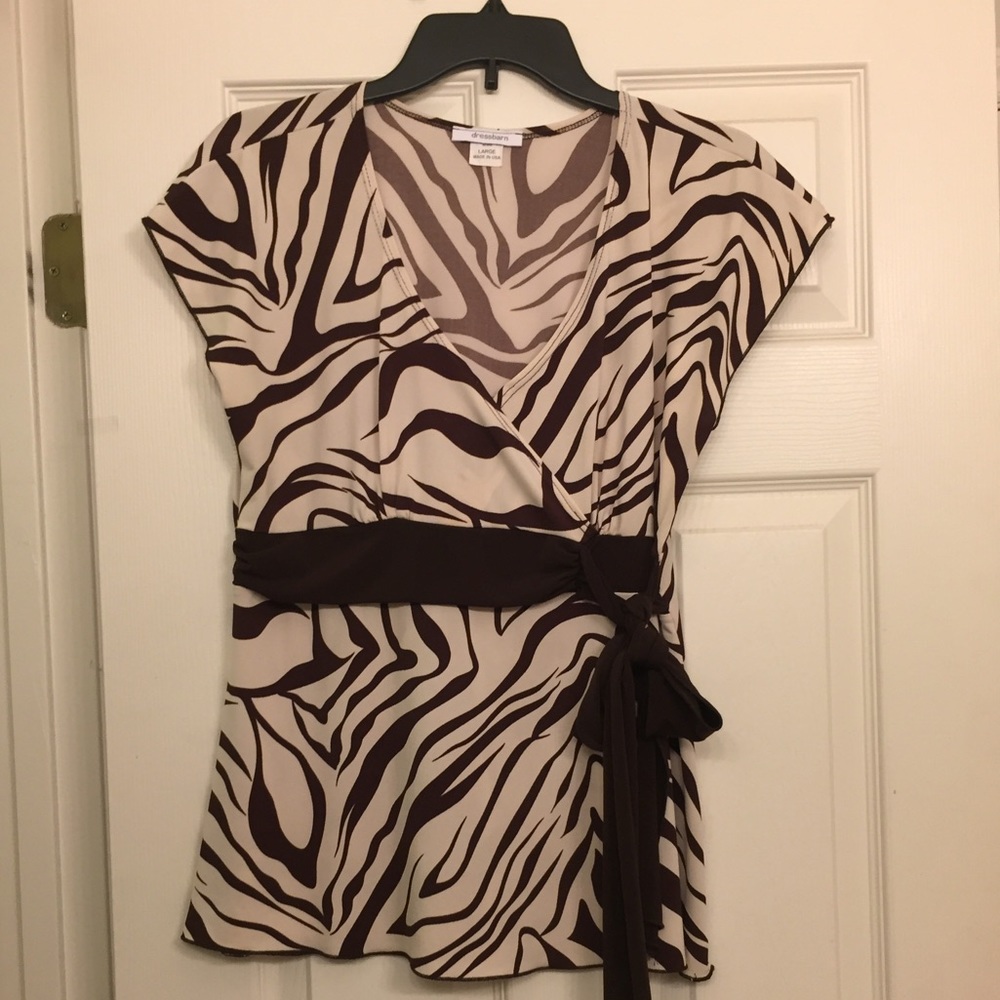 Gently Worn Sleeveless Dress Barn Blouse