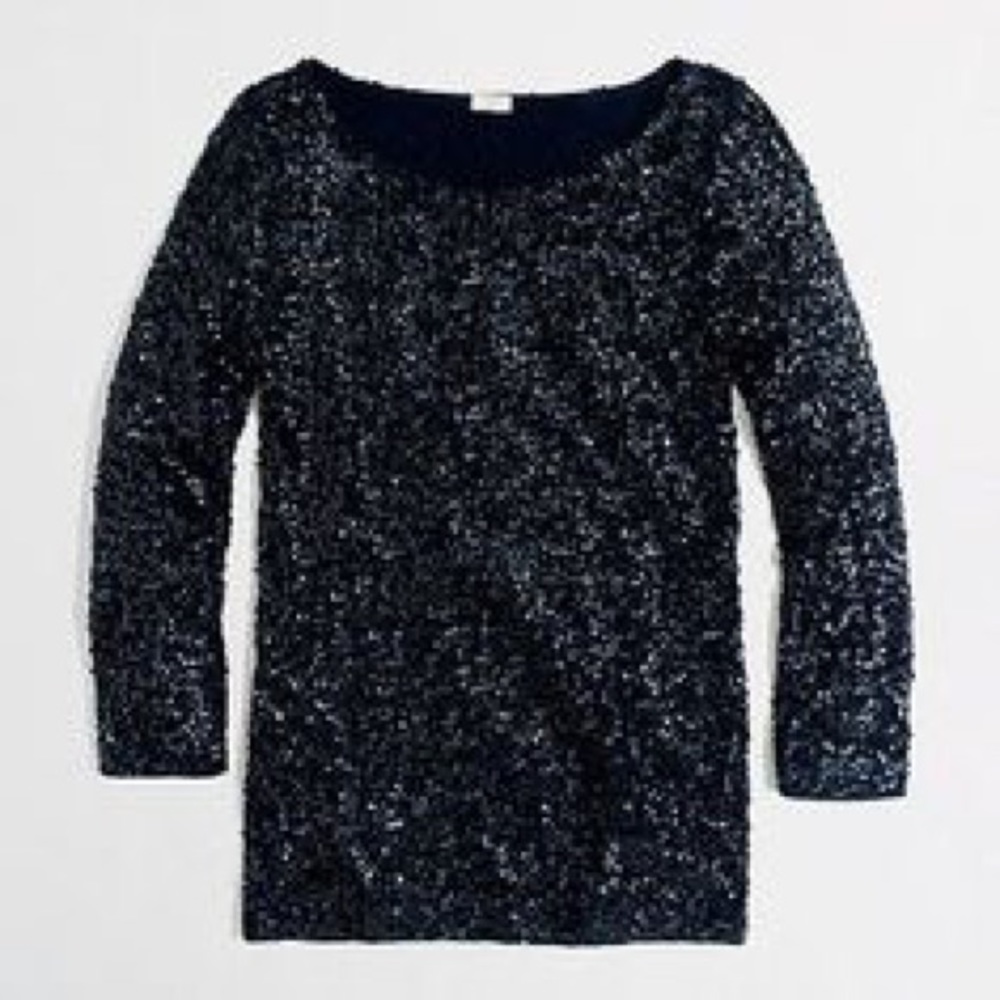 J. Crew All Over Sequin Top