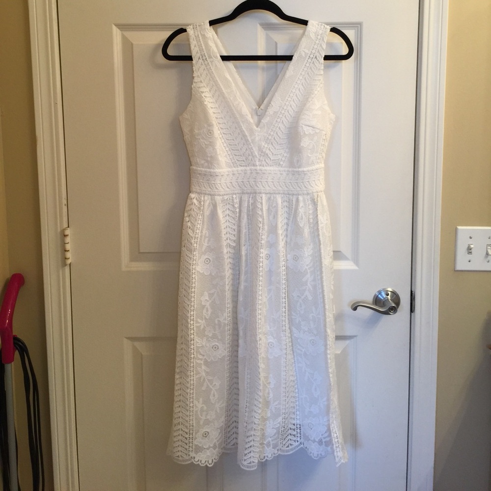 Beautiful white lace dress