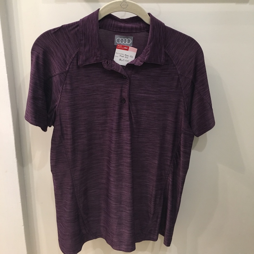 Women's M Purple NWT Audi Polo