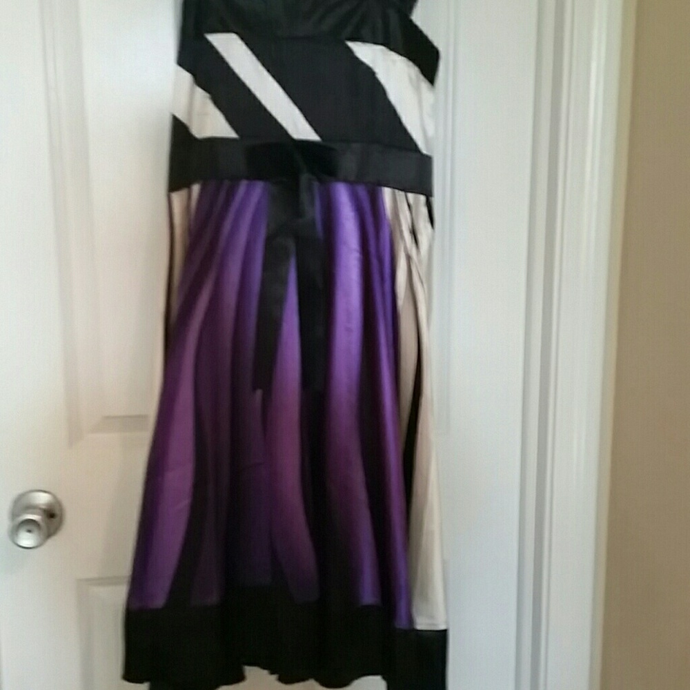Silky Purple Party Dress