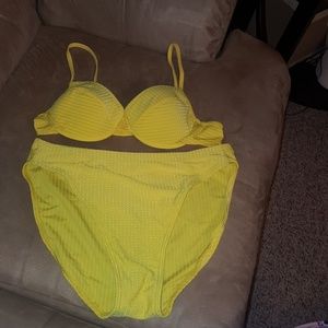 Yellow bikini