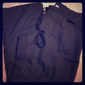 Greys Anatomy black scrub pants size Large