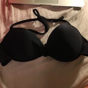 Target black push up swim top size large