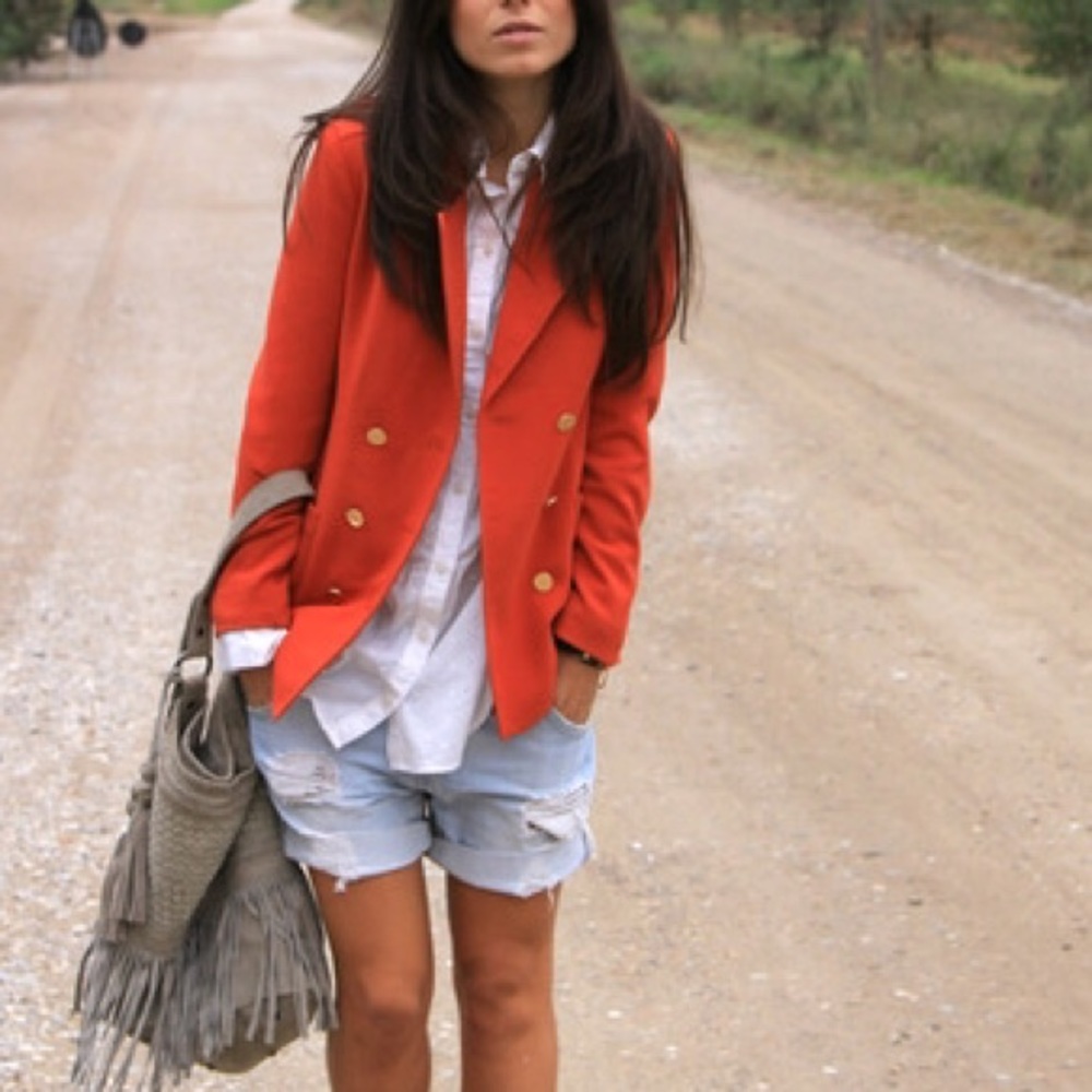 H&M Orange Blazer