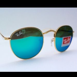 Rayban round flash