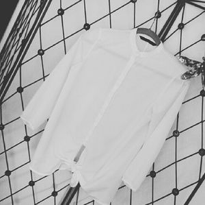 Zara NWOT White Blouse Zara NWOT White Blouse
