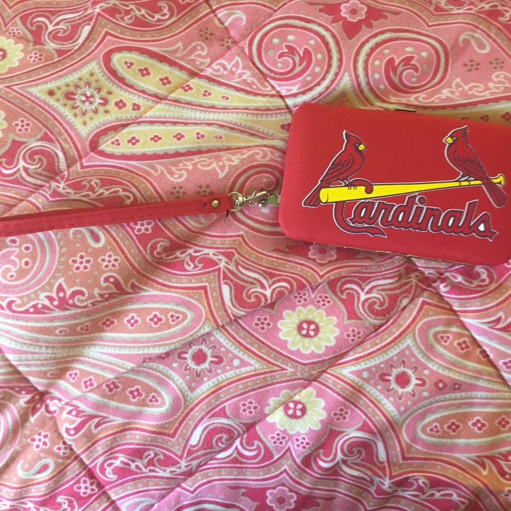 Cardinals wristlet phone wallet