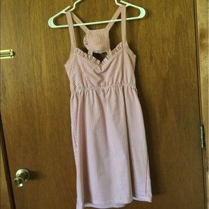 Red & White Seersucker Judith March Sundress