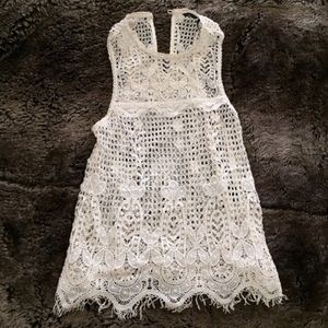 Anthropologie Dolce Vita Lace Pullover Tank