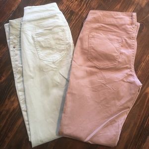 2 pairs of jeggings