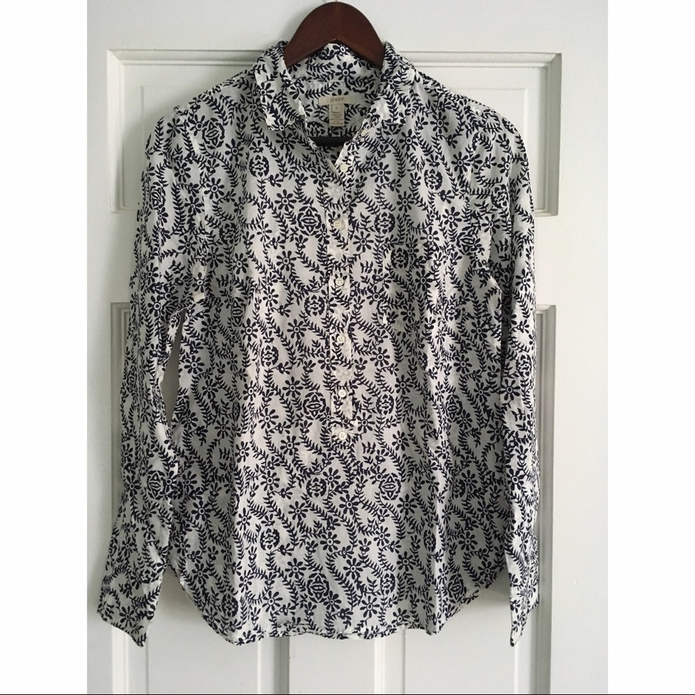 J. CREW 💙 Popover Sz S