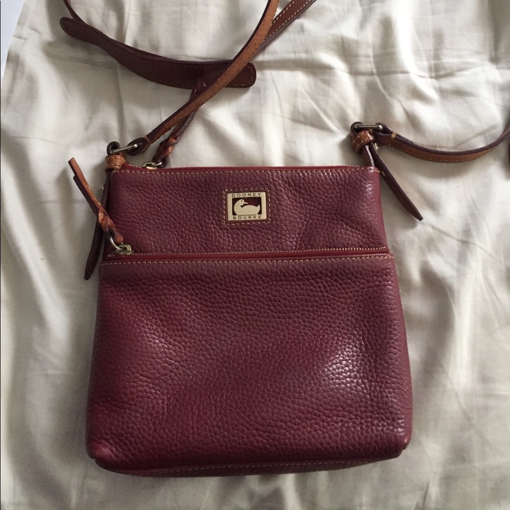 Dooney & Bourke burgundy crossbody