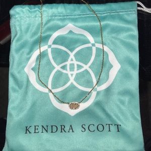 Kendra Scott Chelsea Pendant rose gold necklace
