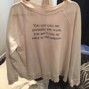 Wildfox White Sweatshirt