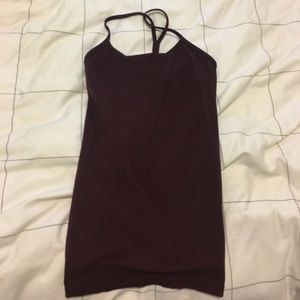Maroon lululemon top size 4
